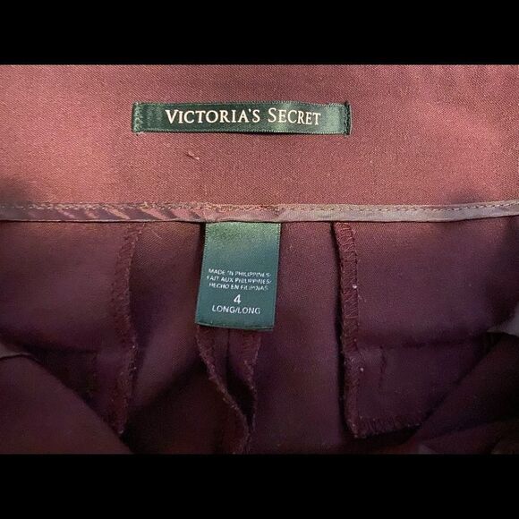🌺3 for $30🌺Victoria’s Secret, Maroon Pants, size 4. (J06) - Picture 5 of 6